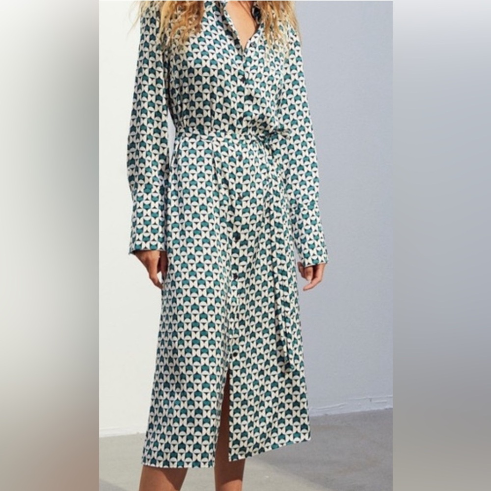 H&M| Tie-Belt Shirt Dress